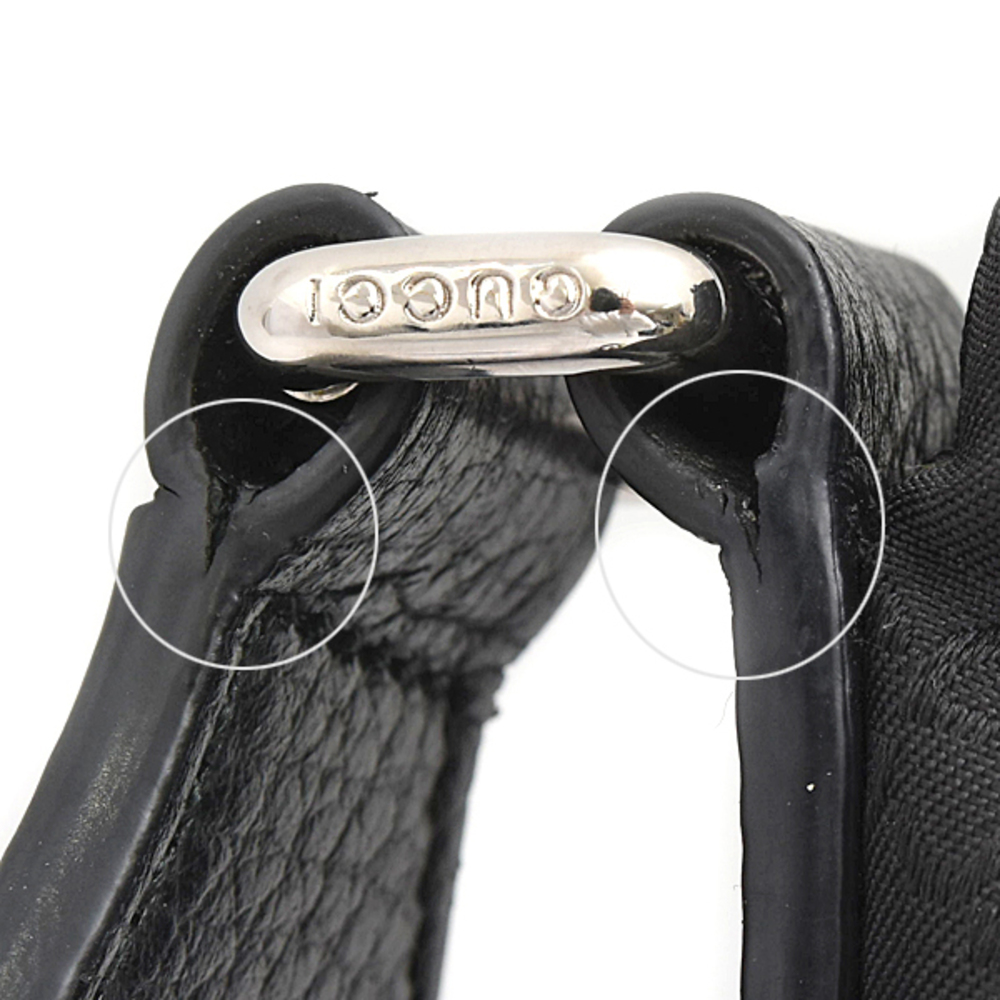 Gucci Bag GG Shoulder Canvas Leather Black - Picture 7 of 10